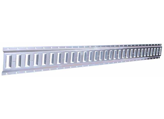 Erickson E19148 Horizontal E-Track - 5', Zinc Plated Steel