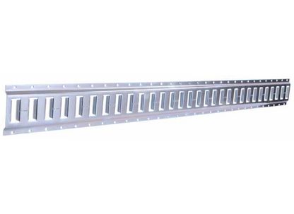Erickson E19148 Horizontal E-Track - 5', Zinc Plated Steel