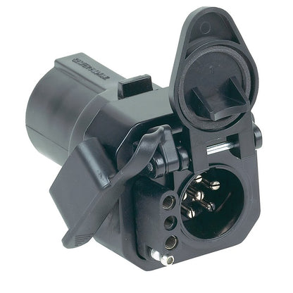 Hopkins Multi-Tow Adapter - 7-Way RV to 6-Pin & 4-Flat (47565B) side view