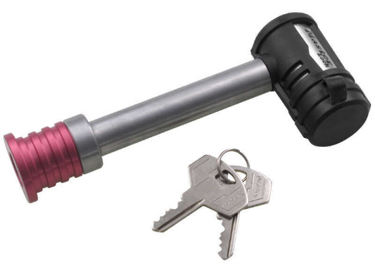 Master Lock 5/8 stainless steel receiver lock 1469DAT front view