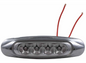 Optronics MCL19CRB Miro-Flex LED Marker Light - 4-Diode Red, Clear Lens