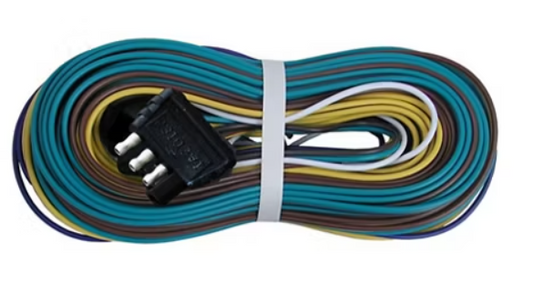 Optronics 425YH 4-Way Flat Trailer Harness - 25 ft, Wishbone