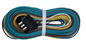 Optronics 425YH 4-Way Flat Trailer Harness - 25 ft, Wishbone