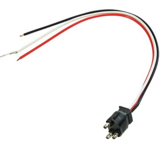 Optronics A-45PB Molded Straight 3-Wire Plug