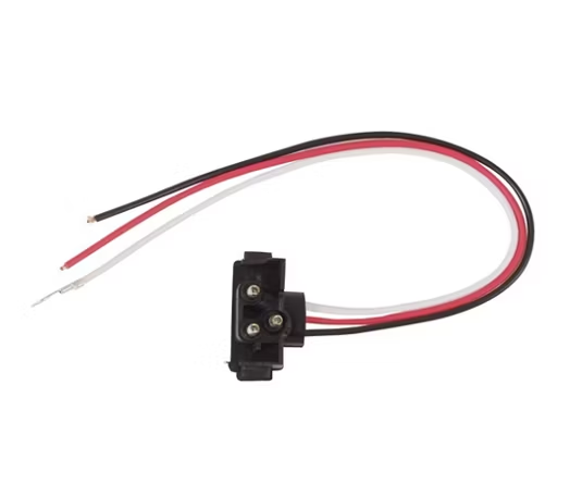 Optronics A-47PB 3-Wire PL-3 Right-Angle Plug - 10" Lead