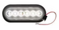 Optronics BUL12CB LED Backup Light - 6" Oval Clear