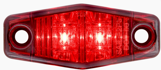 Optronics MCL-13RB LED Marker Light - 2.5" Red Mini, 2-Wire