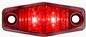 Optronics MCL-13RB LED Marker Light - 2.5" Red Mini, 2-Wire