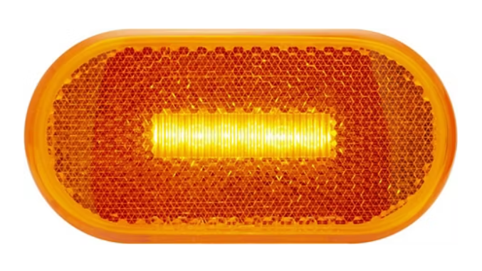 Optronics MCL31AB LED Clearance Light - 4" Amber Oval