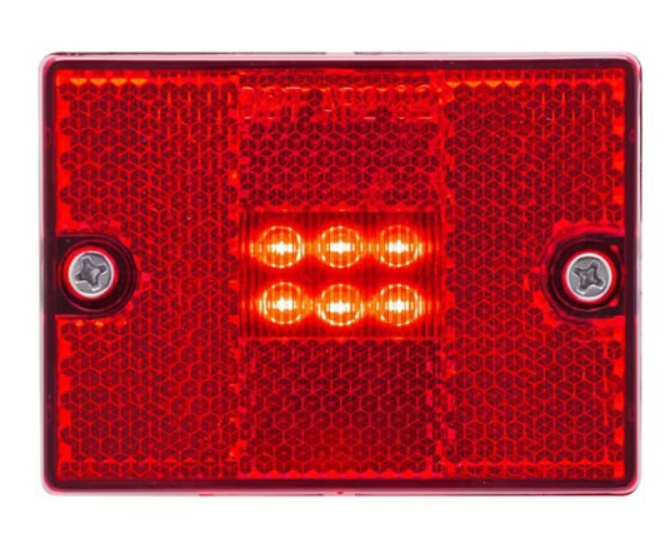 Optronics MCL-36RB LED Clearance Light - Red, Stud Mount