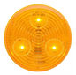 Optronics MCL55AB LED Marker Light - 2" Round, 3-Diode Amber