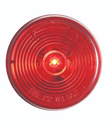 Optronics MCL-56RB LED Clearance Light - 2" Red Round