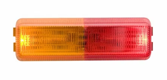 Optronics MCL-61ARB LED Marker Light - Amber/Red, 2-Diode, Thin Line