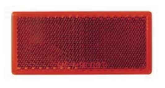 Optronics RE10RB Rectangular Reflector - Red