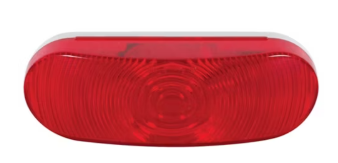 Optronics ST-70RB 6" Red Oval STT Light