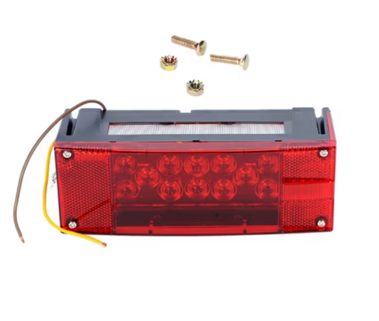 Optronics STL17RB LED Stop/Turn/Tail Light - 8", Red, Sealed