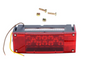 Optronics STL17RB LED Stop/Turn/Tail Light - 8", Red, Sealed