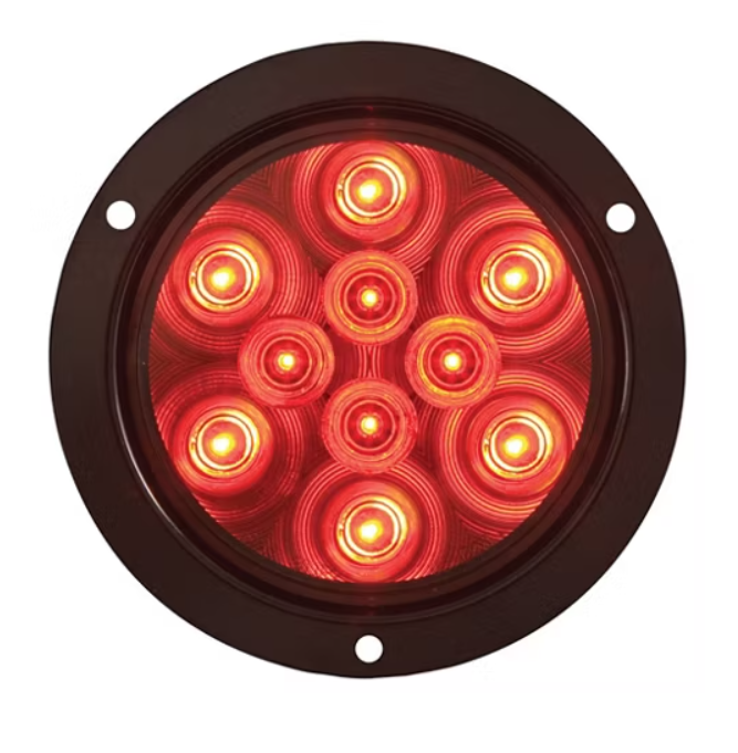 Optronics STL-42RB LED STT Light - 4" Red Round
