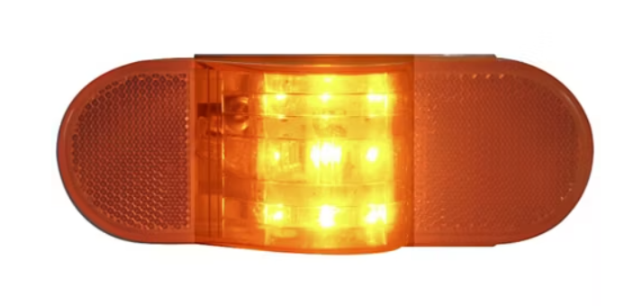 Optronics STL-75AB LED Turn Signal Light - 6" Amber Oval