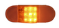 Optronics STL-75AB LED Turn Signal Light - 6" Amber Oval