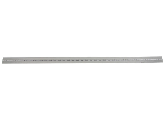 Polar Hardware Steel Piano Hinge - 3" Wide x 72" - 1/4" Pin (H300) front view