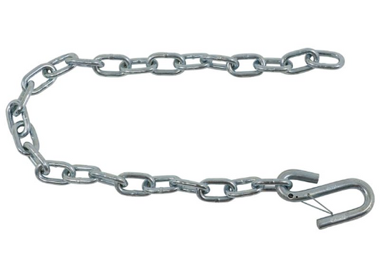 Titan Chain 30" Safety Chain w/ 7/16" S-Hook - 5,000 lbs (TCTSCG30-730-04x1) front view
