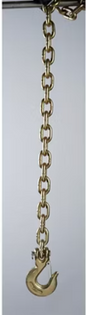 Trailer Parts Pro Safety Chain - 3/8" x 36", Grade 70, 26,400 lb