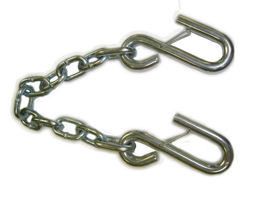 Trailer Parts Pro Proof Coil Safety Chain - 1/4" x 48", G30, 5K