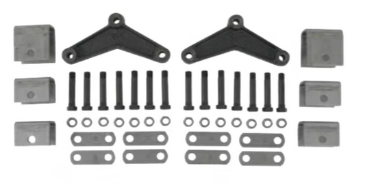 Trailer Parts Pro Tandem Axle Hanger Kit - 1-3/4" Double Eye