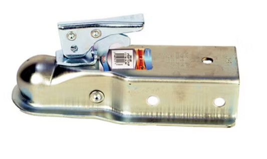 Trailer Parts Pro Straight Tongue Coupler - 2" Ball, 3,500 lb