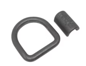 Trailer Parts Pro D-Ring & Weld-On Bracket Kit - 1/2"