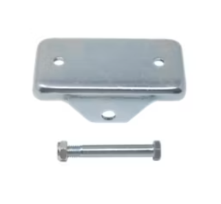 Trailer Parts Pro Jack Foot with Pin - Short Foot