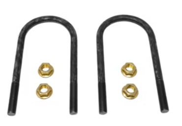 Trailer Parts Pro U-Bolt Kit - 3" Round Axle, 1/2"-20 x 7", Qty 2