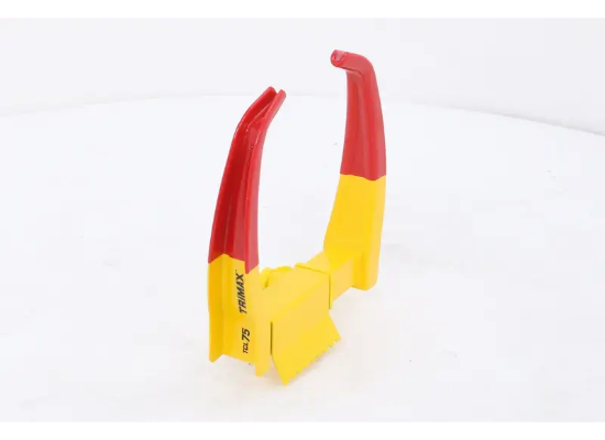 Trimax TMX62ZR wheel chock and lock side view