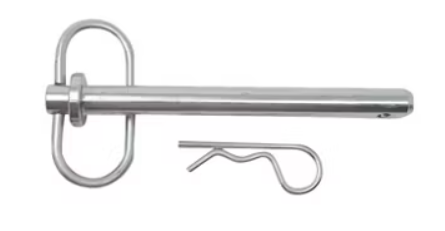 Wallace Forge Hitch Pin - 5/8" x 6", Zinc Plated