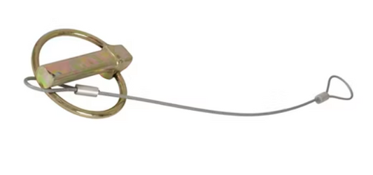 Wallace Forge Linch Pin with Cable Lanyard - 7/16"